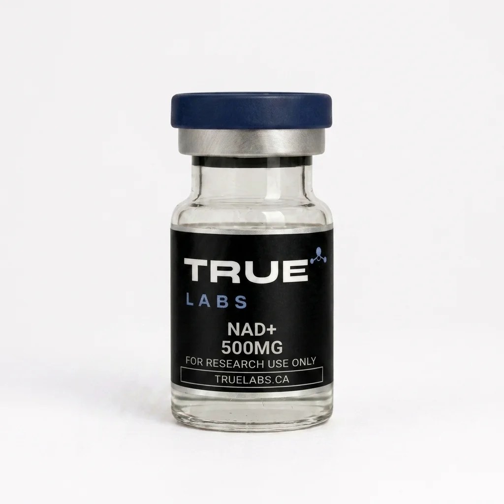 NAD+Buffer research peptide vial, TrueLabs Canada