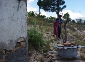 The homes of many of the elderly at the event were difficult to reach.