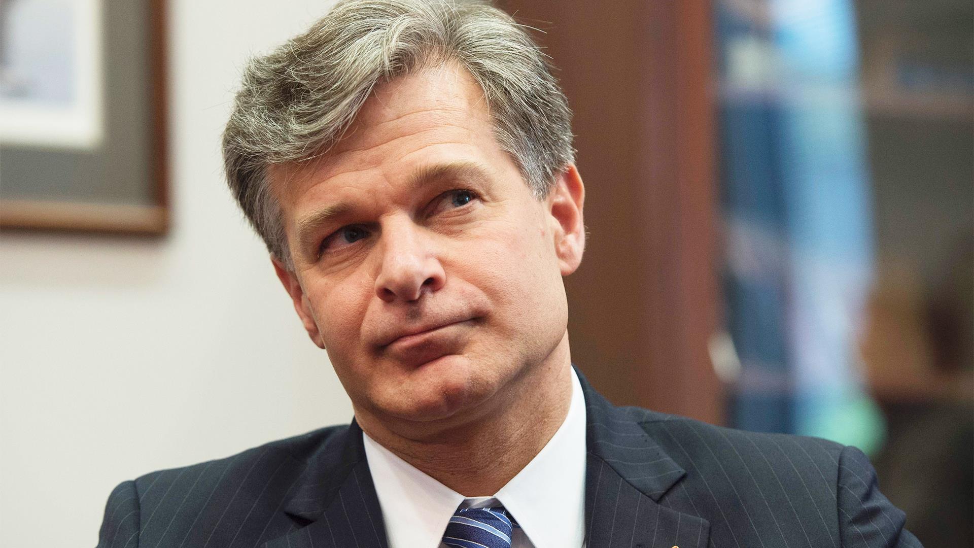 FBI: Wray is 'Drinking the Kool Aid' -- M.I.A. Wray Missing at FBI HQ While Orchestrating Coverup of Spying on Trump – True Pundit