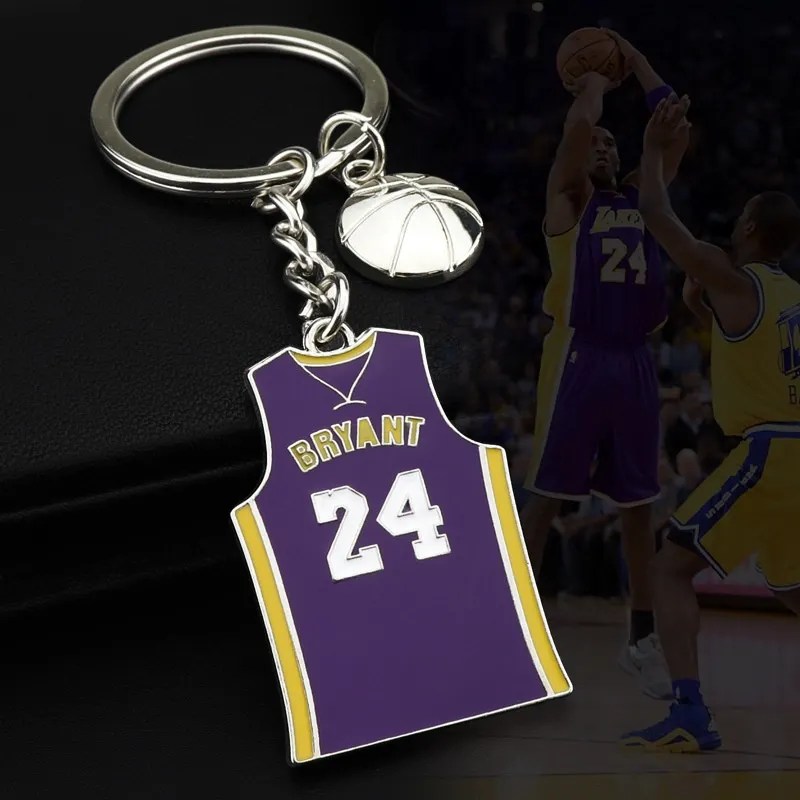 Jersey Key Chain Souvenir Charm Fans Gift Alloy Metal Keychain
