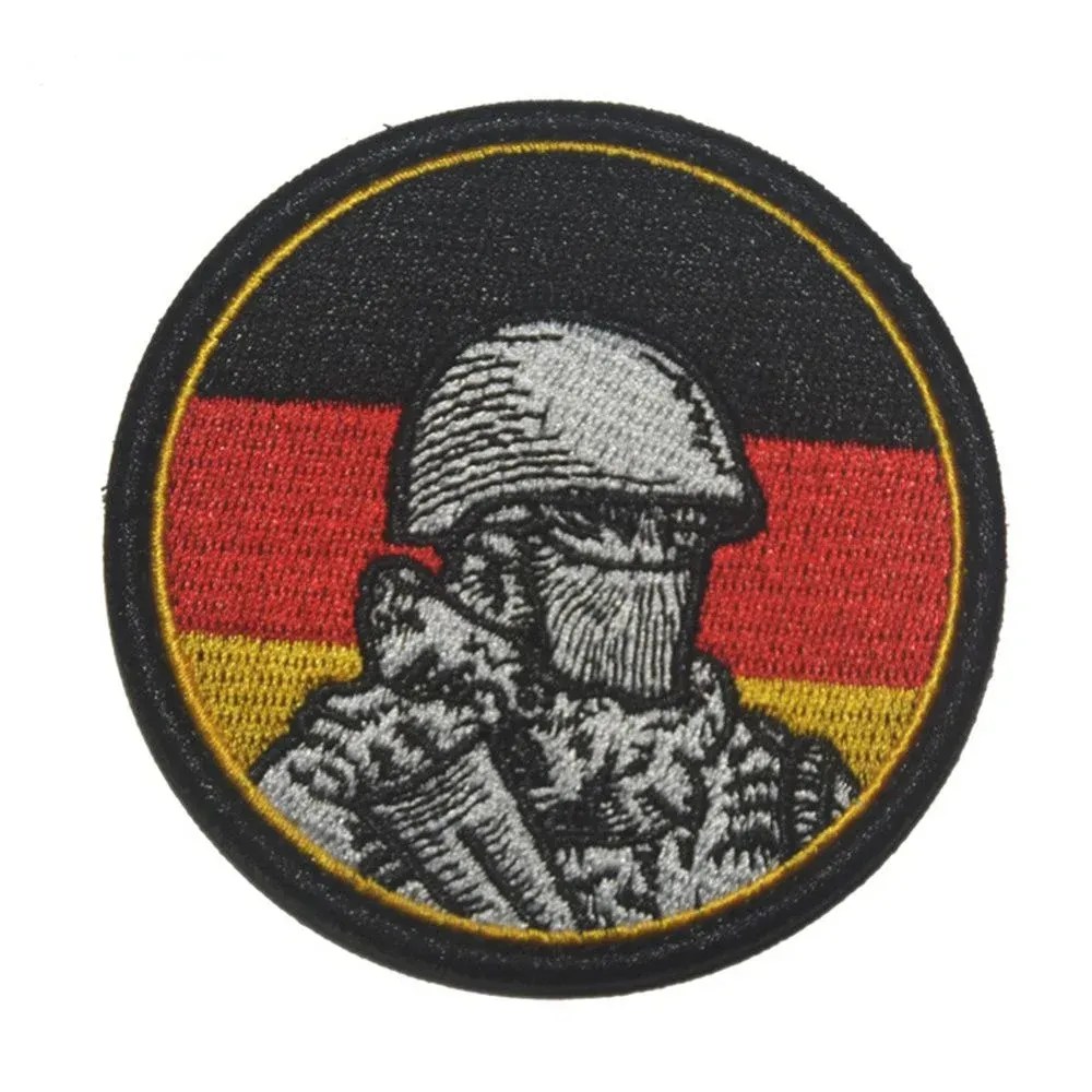 German Eagle Shield Morale Badges Gsg Cloth Magic Badge Embroiedred Patches