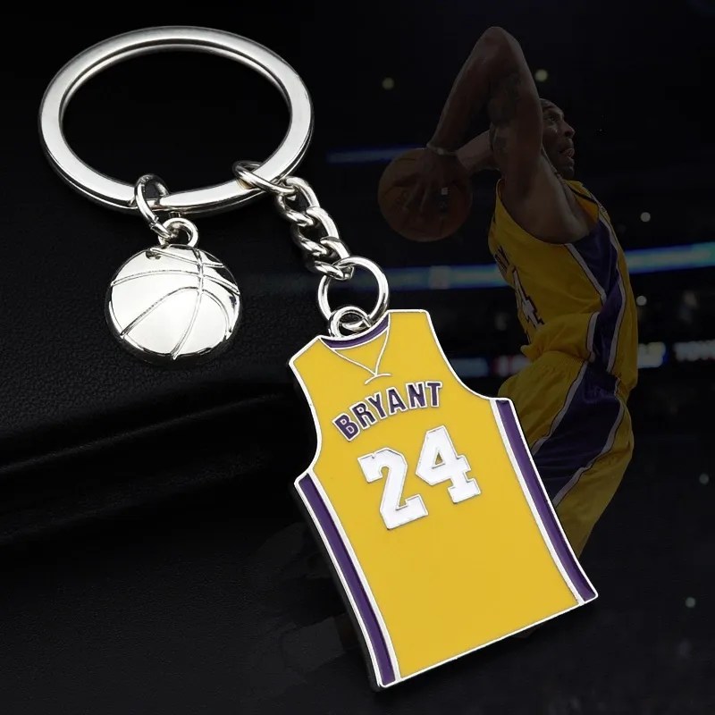 Jersey Key Chain Souvenir Charm Fans Gift Alloy Metal Keychain