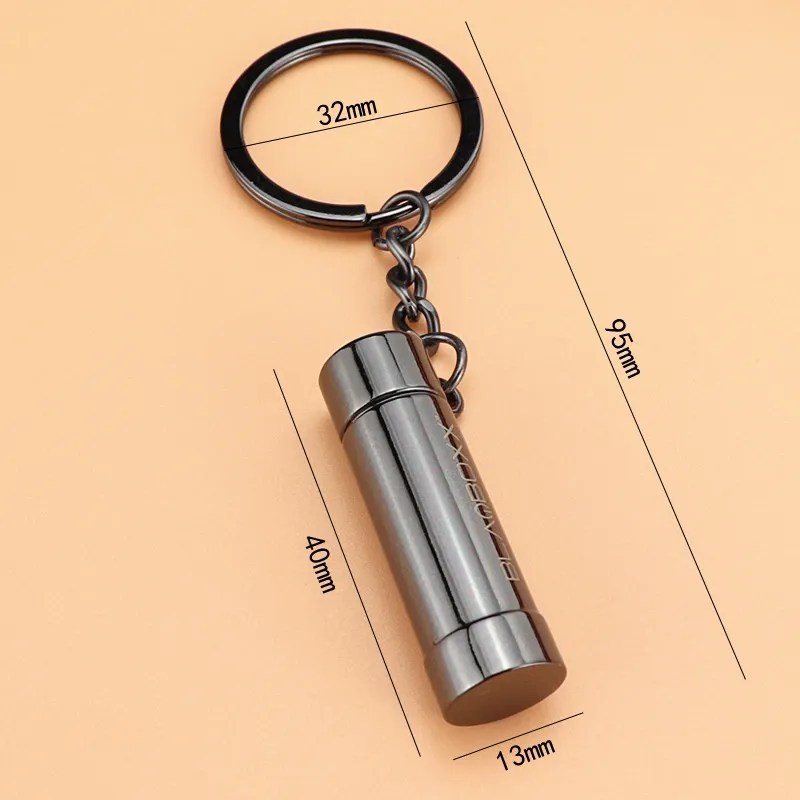 Mini Insulation Cup Coke Bottle Key Chain Sports Water Bottle Activities Gift Alloy Metal Keychain