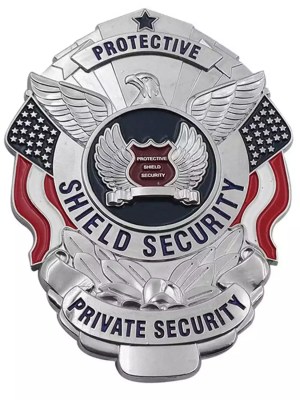 Metal Alloy Lapel Pin Crafts Honors Awards Security Military Police Badge
