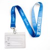 Custom Sublimation Blank id Card Holder Rope Lanyards for Keys ID Badge Holder