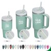 Stainless steel 40oz tumbler with handle