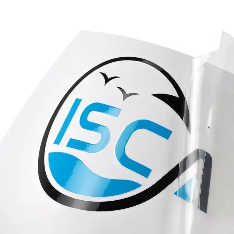 Custom printing 3d logo uv transfer sticker