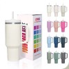 Stainless steel 40oz tumbler with handle