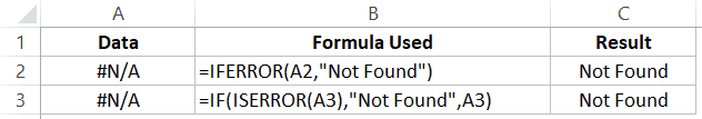 Use IFERROR with VLOOKUP to Get Rid of #N/A Errors (6) Use IFERROR with VLOOKUP to Get Rid of #N/A Errors (6)