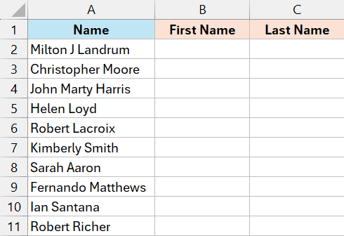 Regex Firstname Lastname To Lastname Firstname In Excel Spreadsheet - Minimal Pictures - Classic Ultra HD Collection