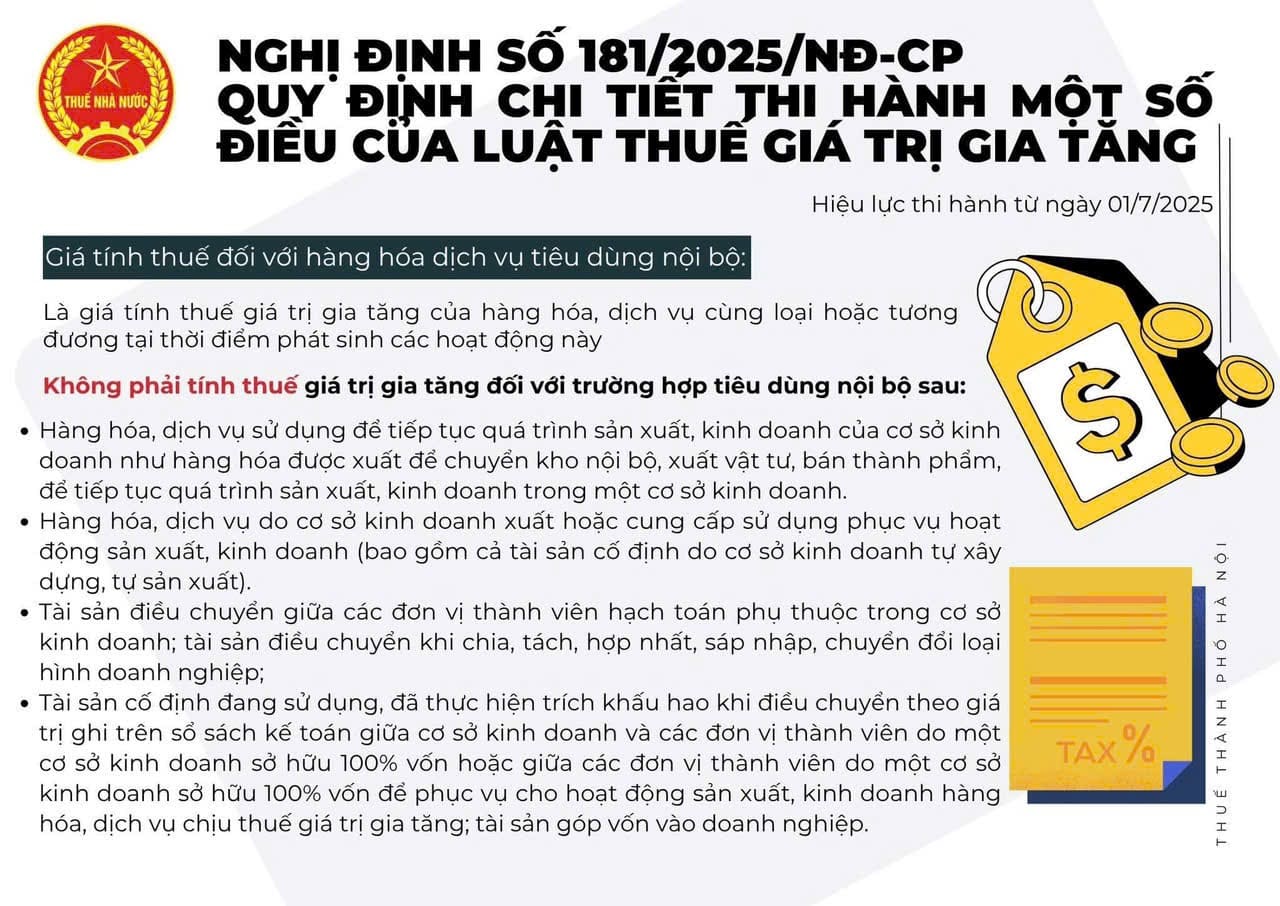 Phân Tích Nghị Định 181/2025/NĐ-CP: Quy Định Về Thuế Giá Trị Gia Tăng