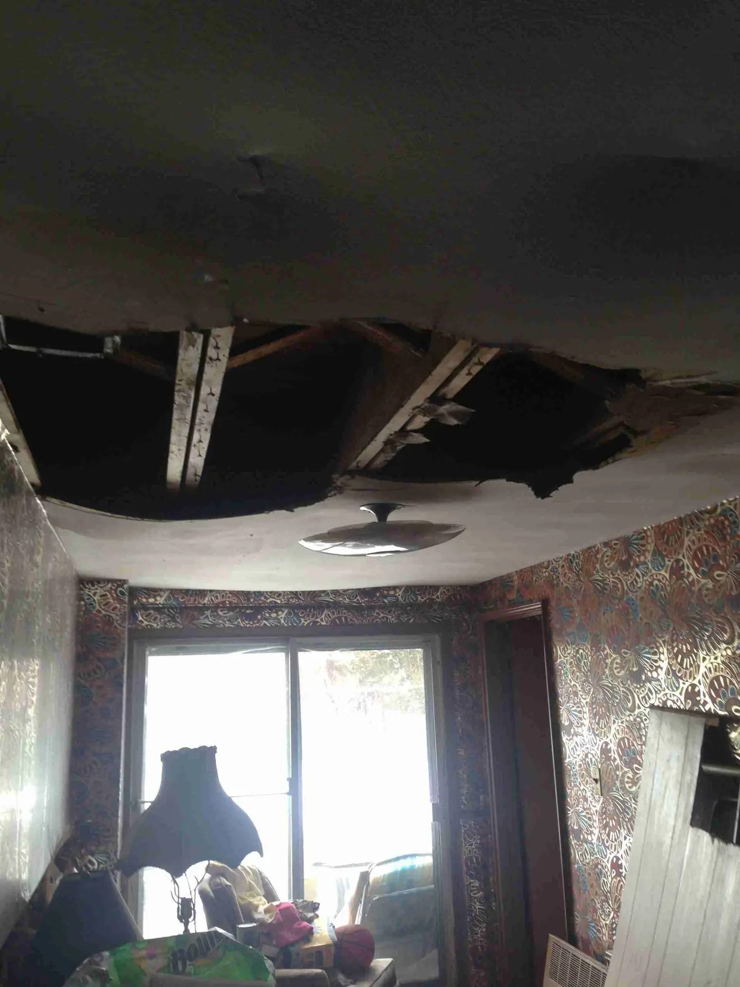 Water Damaged House