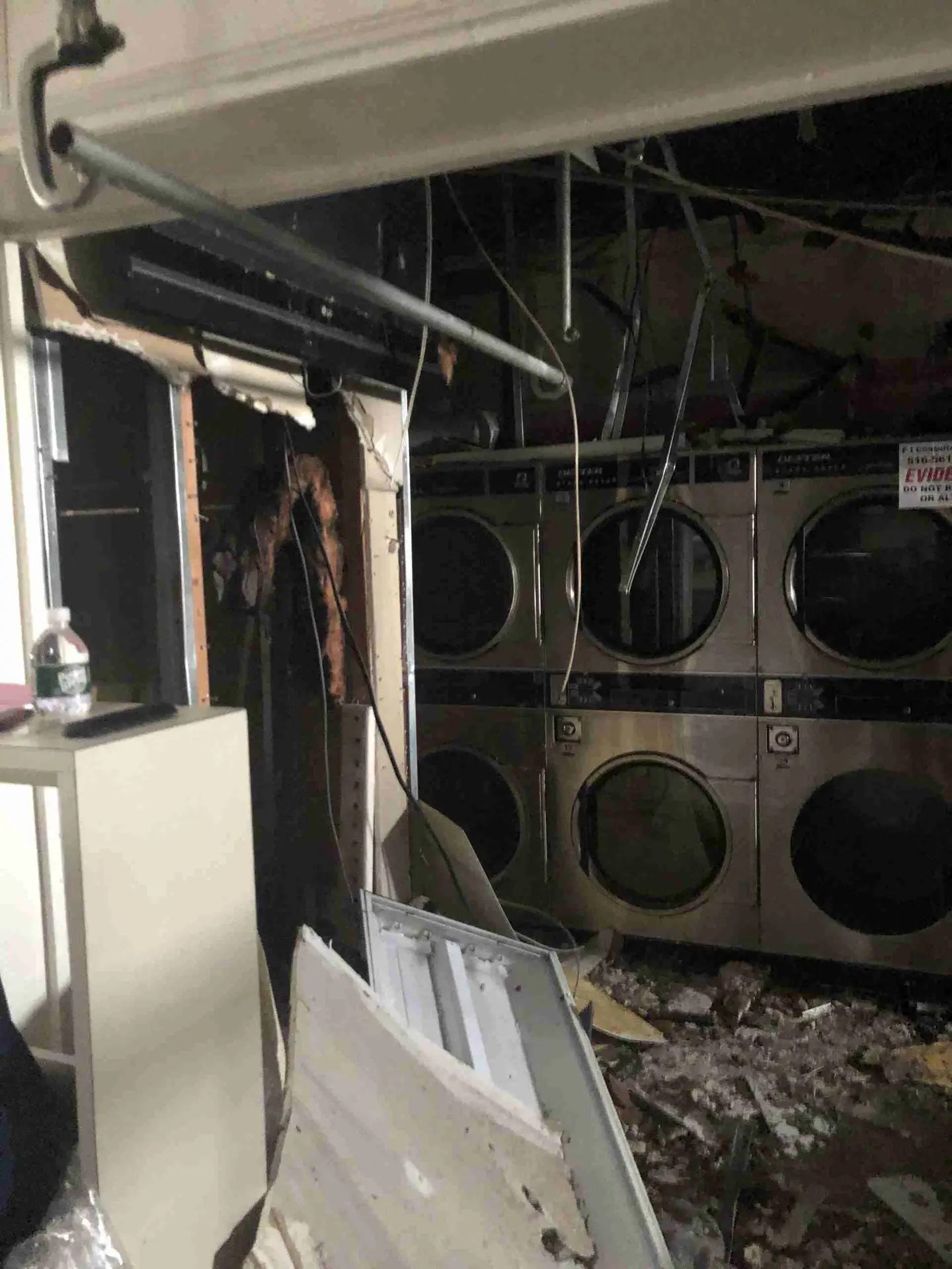 Laundry Mat Fire Damage