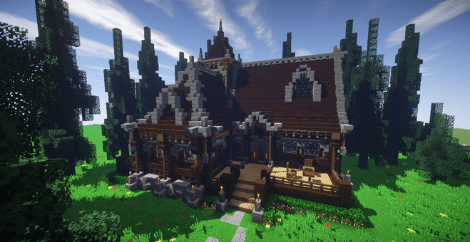 刀劍神域22層 Minecraft 多人原味生存 24 內裝篇 精美裝潢 居家擺設 刀劍神域 Vnfp