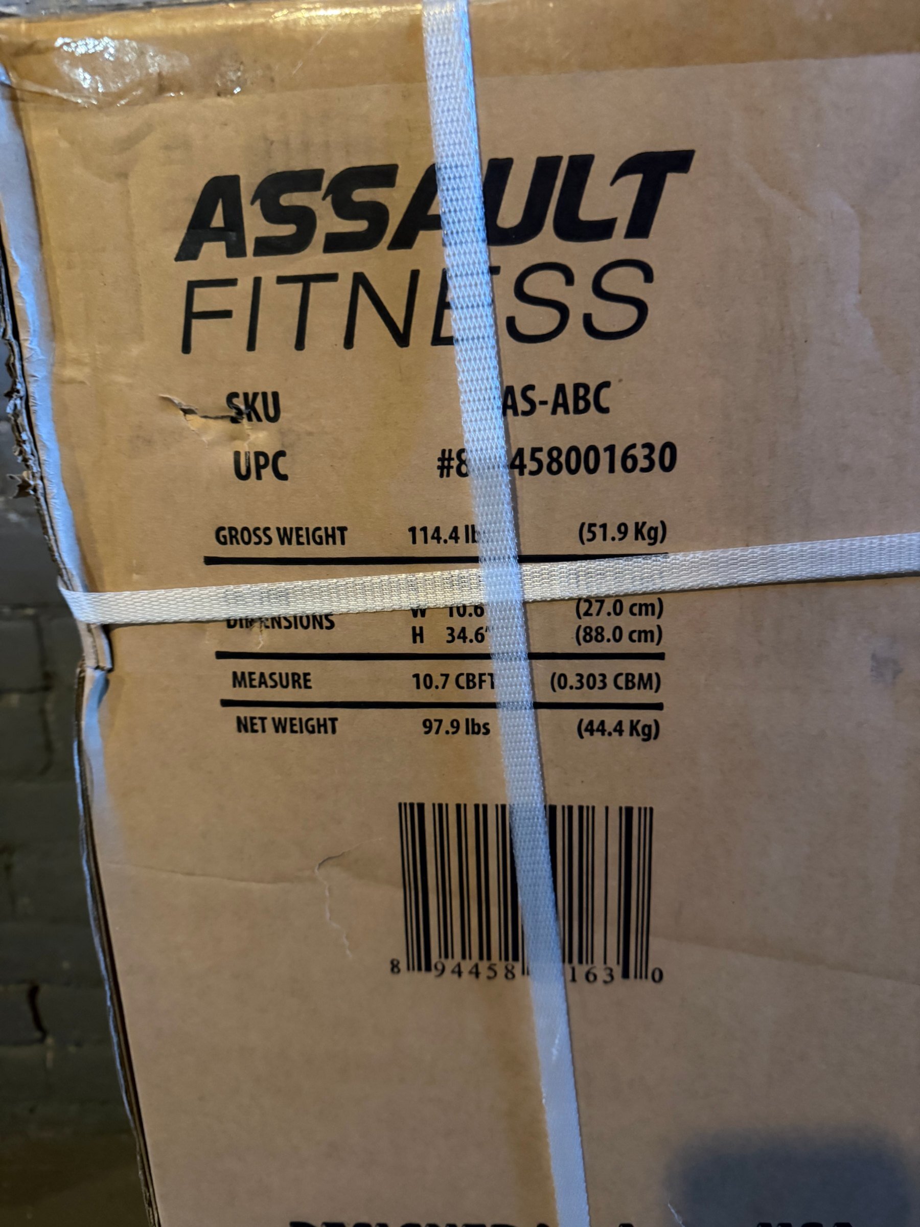 2025 New Assault Fitness Bike with Metal Frame and Fan Resistance – Detroit, MI
