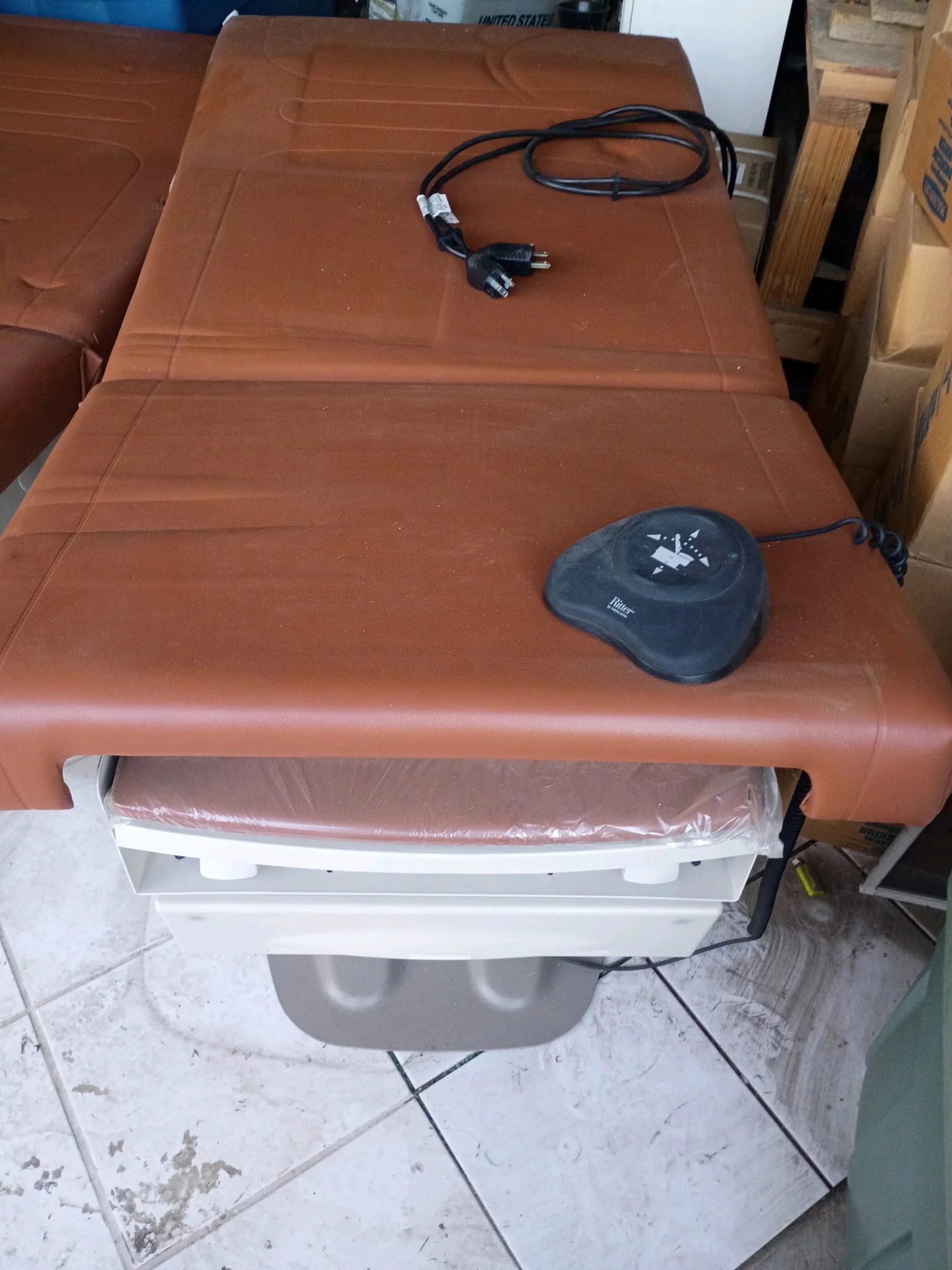 Midmark Ritter 223-016 Power Exam Tables – Like New, Set of Two - Loma Linda, CA, Literally brand new, still wrapped in plastic.