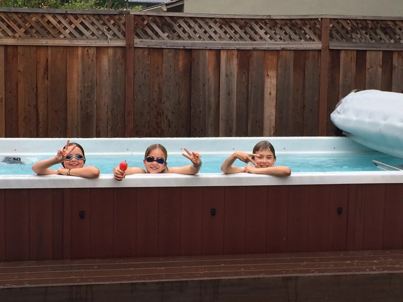 2014 Endless Pools Swim Spa – Great Condition, 17 ft with Heater & Cover – Menlo Park, CA, Commonplace Verifies This Swim Spa is Exactly as Described