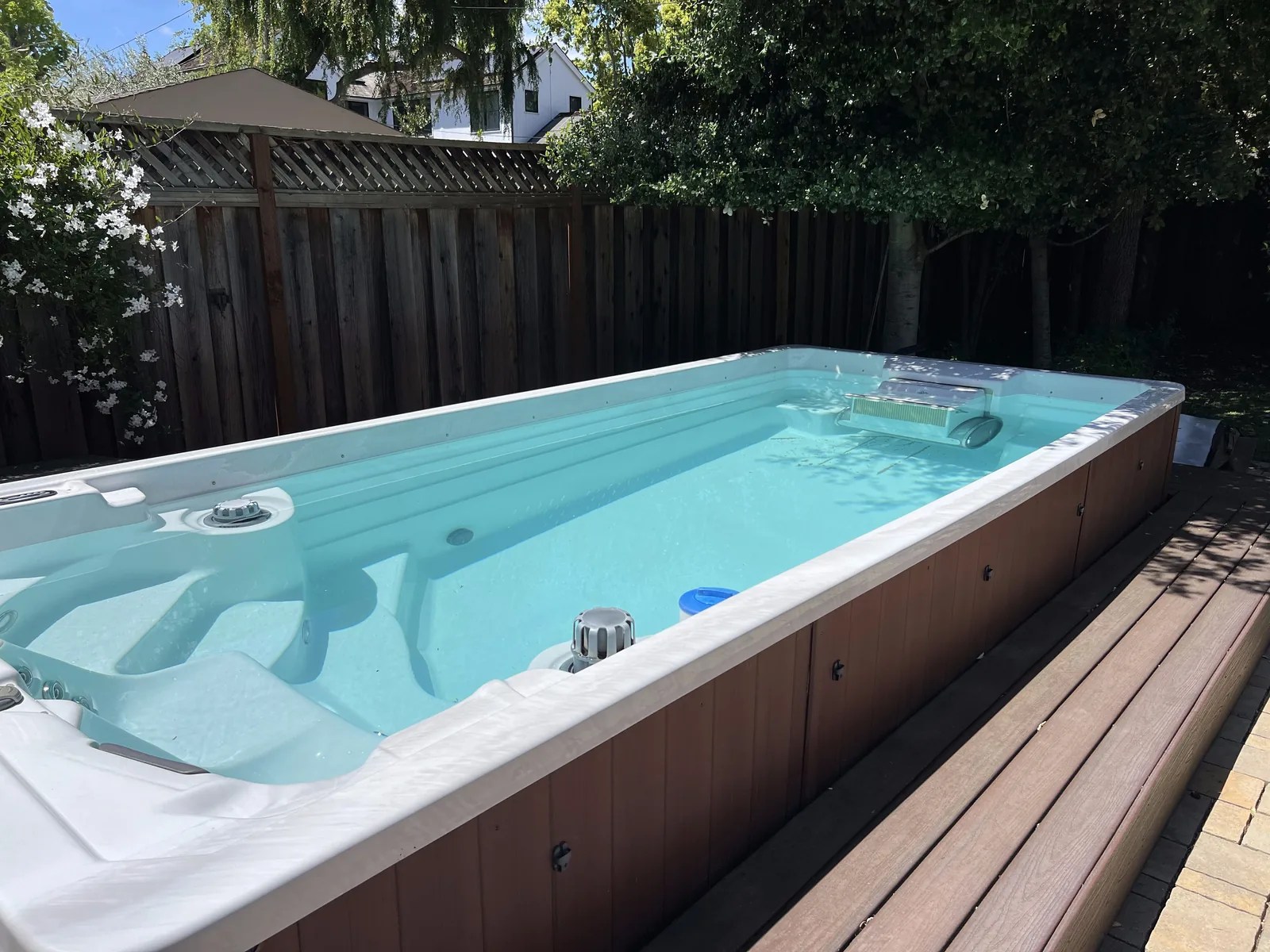 2014 Endless Pools Swim Spa – Great Condition, 17 ft with Heater & Cover – Menlo Park, CA for sale