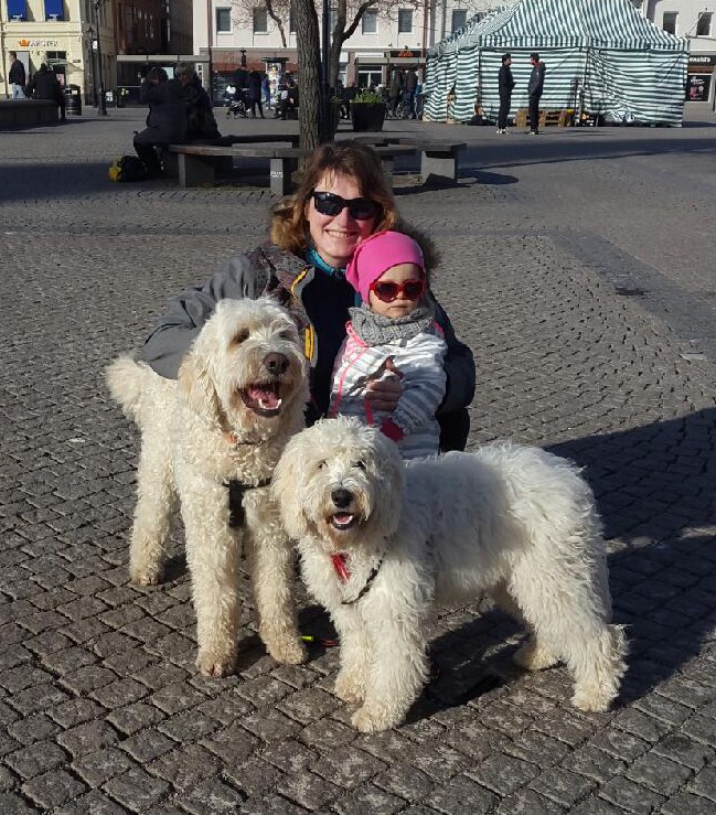Milia träffade vi också på torget.