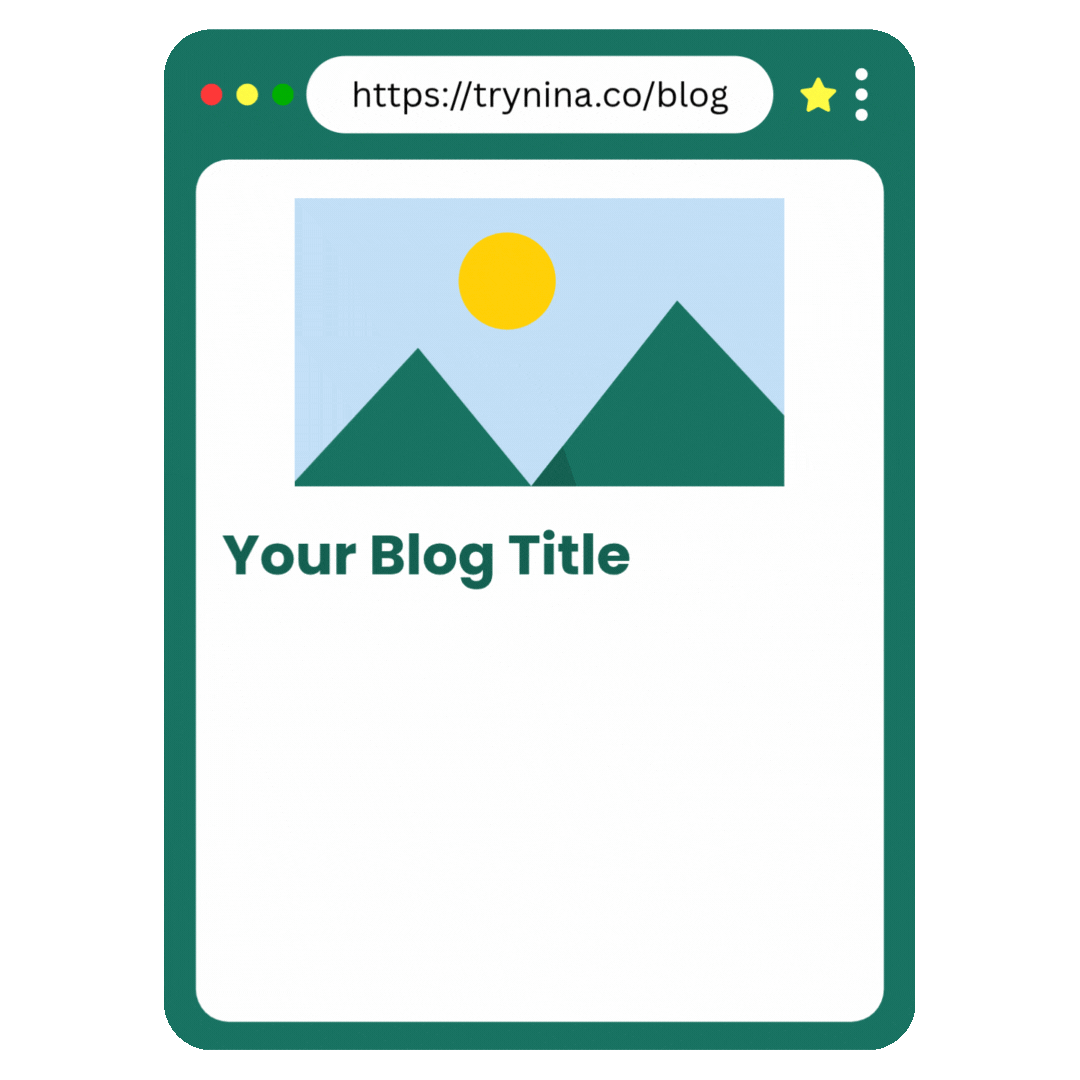 Nina blog writing demo