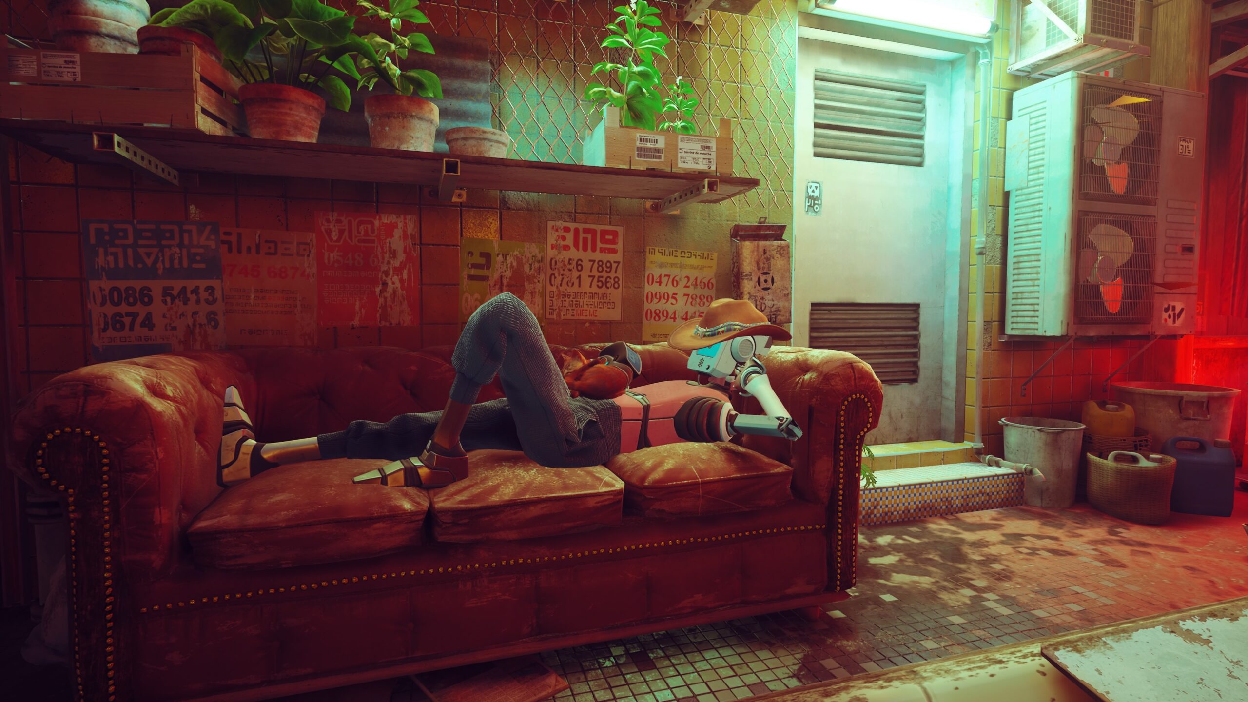Cowboy snooze