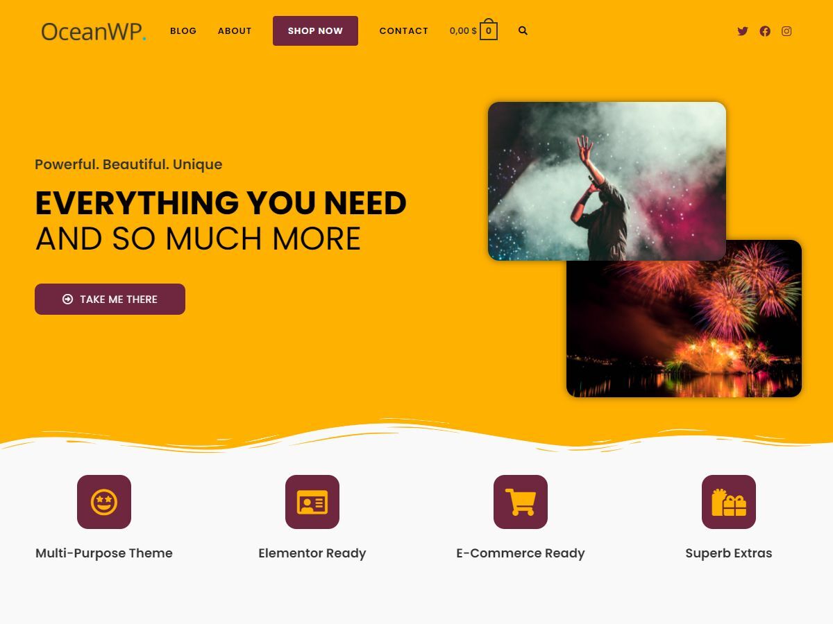 Oceanwp Theme Wordpress