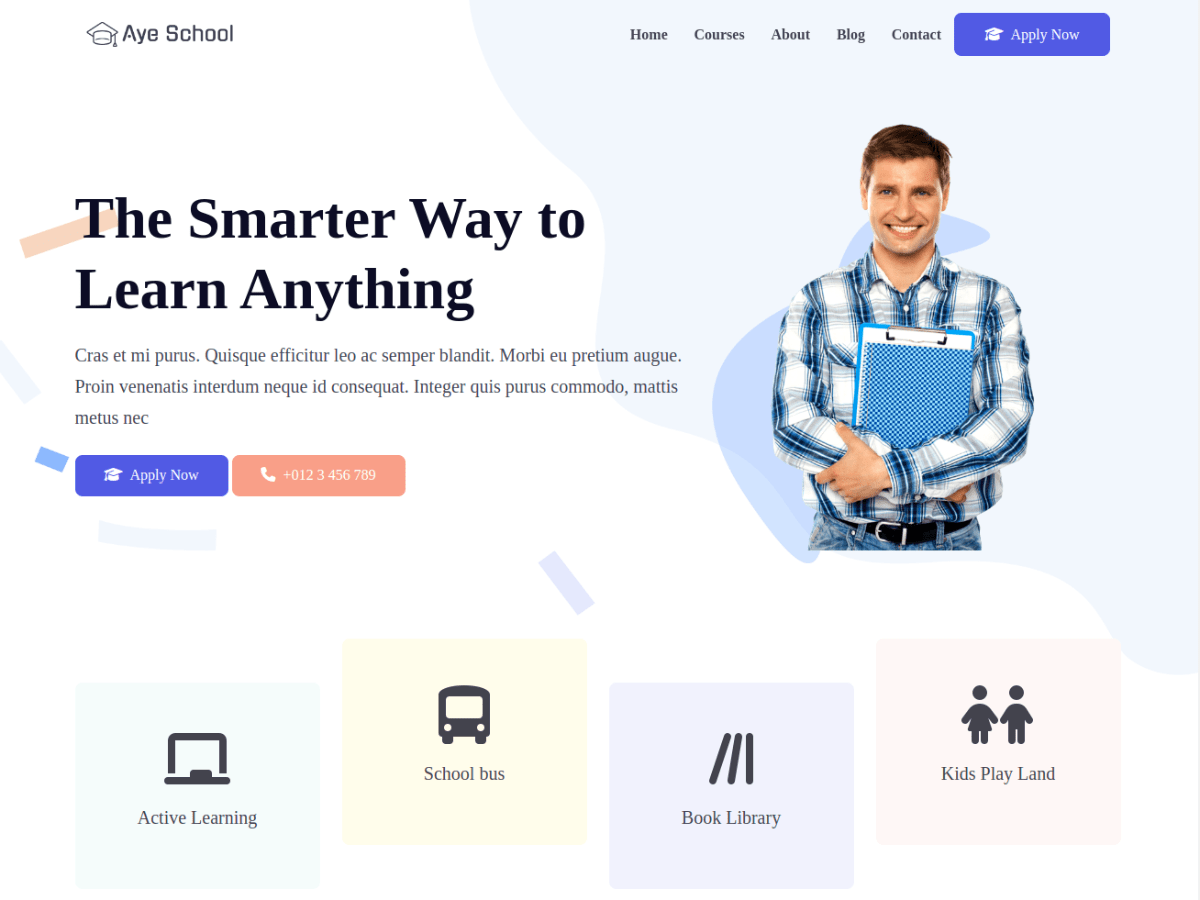 School Theme Wordpress