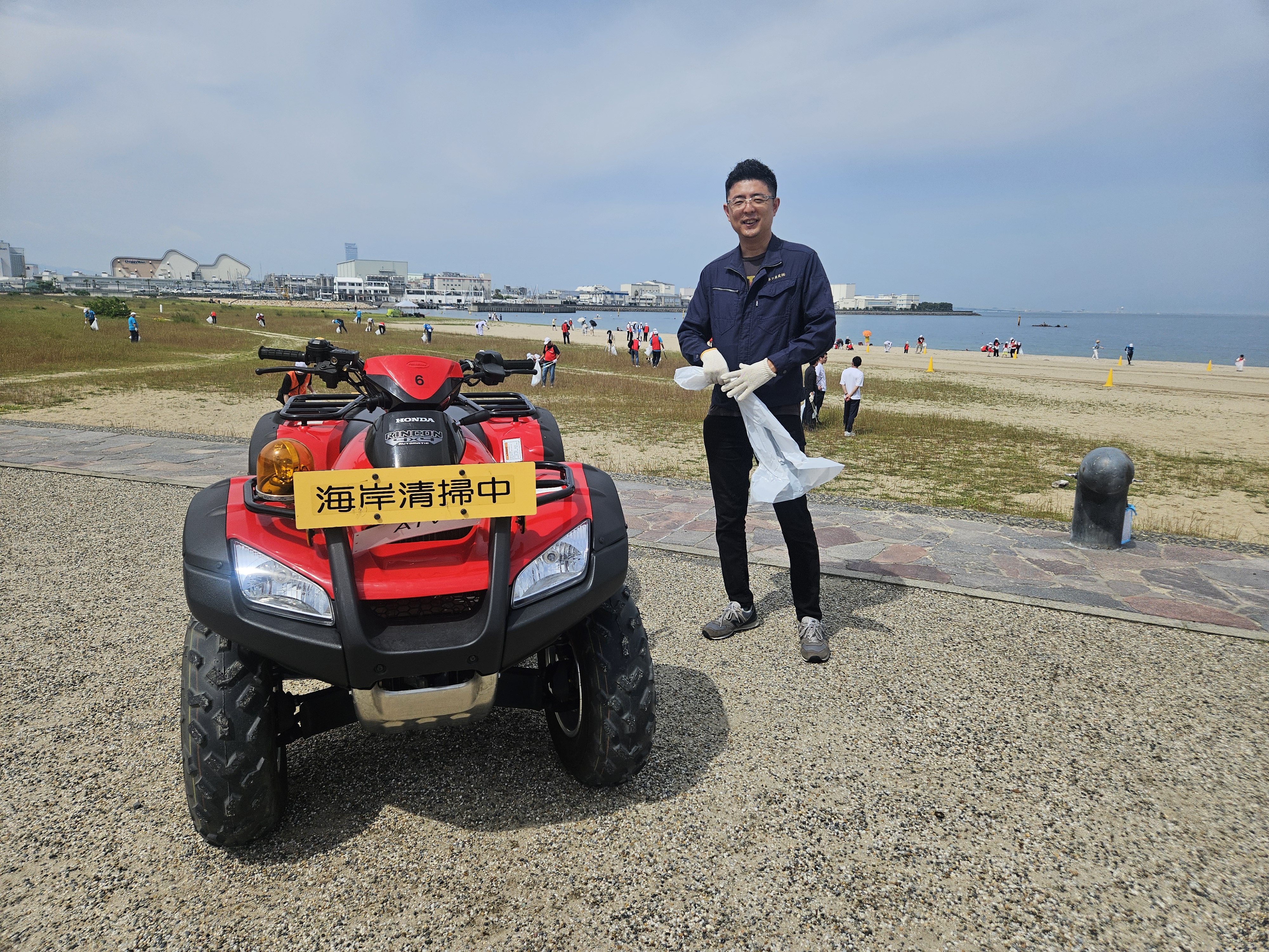 二色の浜ビーチクリーン活動（HONDAビーチクリーン）に参加しました