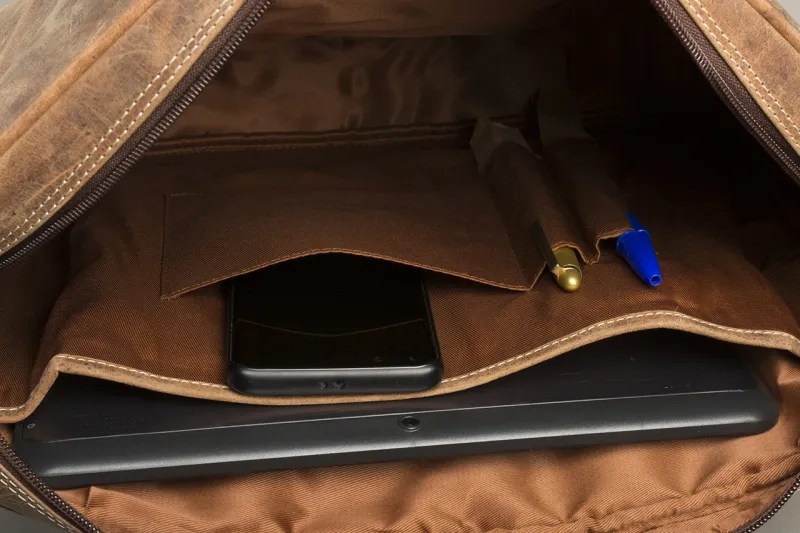 Τσάντα Laptop - Buffalo Hunter Leather Oil🦬 - Image 2