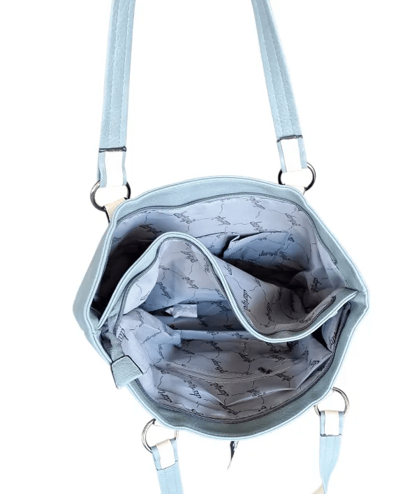 Τσάντα shopper/tote dariya® με ρίγες - Image 4