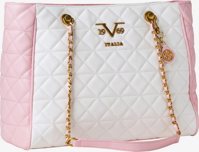 Τσάντα Χειρός Μεγάλη19V69 ITALIA Shopper 'LOU' in Beige Rose