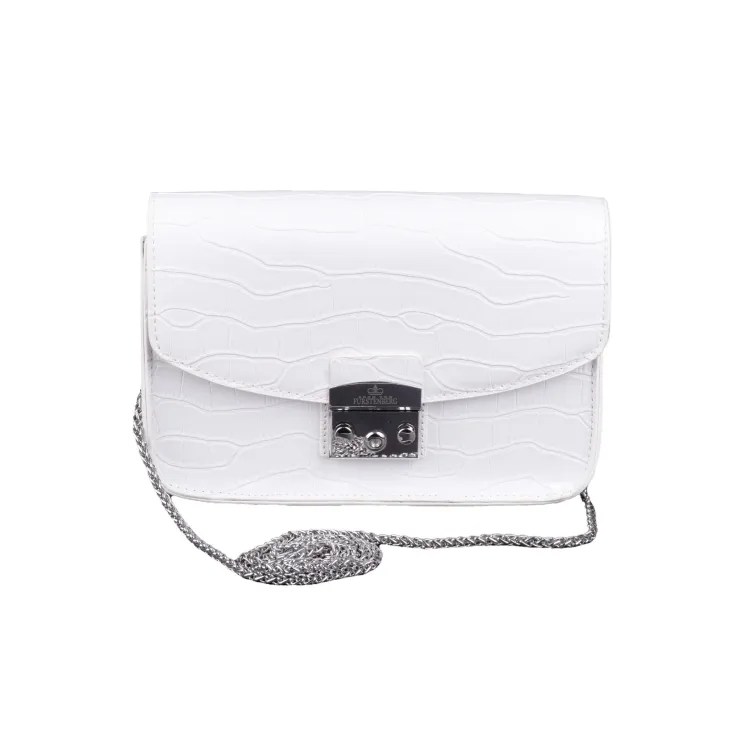 Τσάντα χιαστί EGON VON FURSTENBERG  EVF2522 100 white