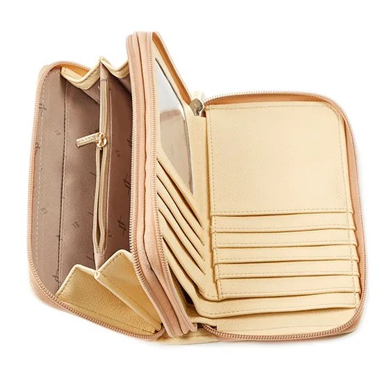 Verde Μεγάλο Γυναικείο Πορτοφόλι 18-0001195 beige - Image 2
