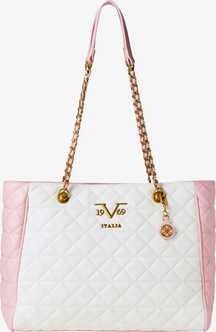 Τσάντα Χειρός Μεγάλη19V69 ITALIA Shopper 'LOU' in Beige Rose - Image 3