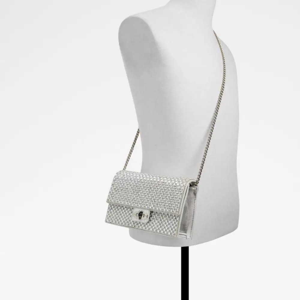 ALDO Τσάντα Ώμου MEREDITH-040 - ΑΣΗΜΙ - Image 5