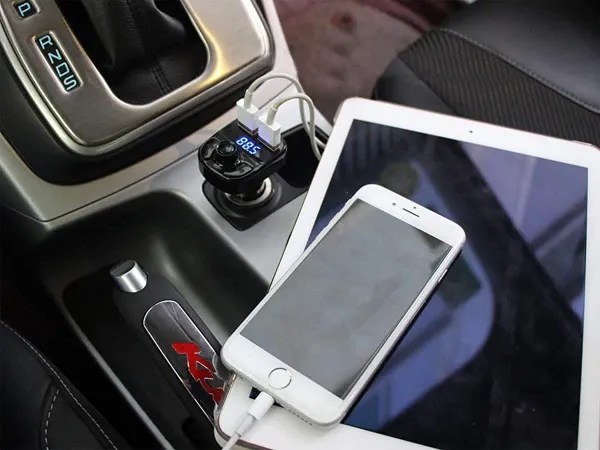 Πομπός FM sd mp3 φορτιστής bluetooth 2xusb . - Image 4