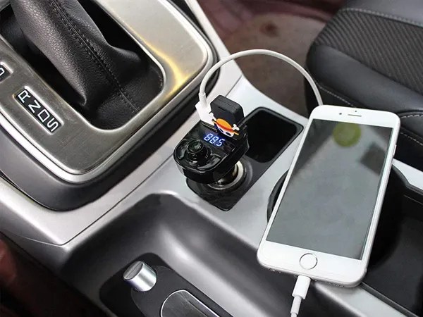 Πομπός FM sd mp3 φορτιστής bluetooth 2xusb . - Image 3