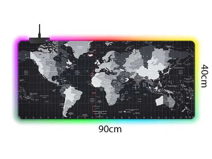 Φωτιζόμενο mouse pad για παιχνίδια με LED xxxl - Image 3