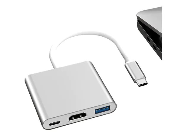 USB-C Hub 3in1 με HDMI 4K & USB 3.0 - Image 7