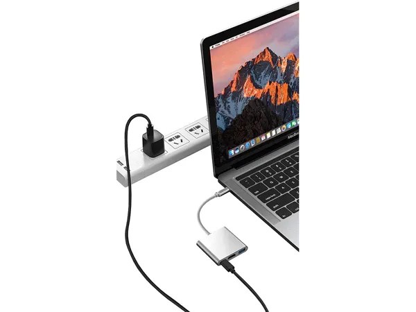 USB-C Hub 3in1 με HDMI 4K & USB 3.0 - Image 5