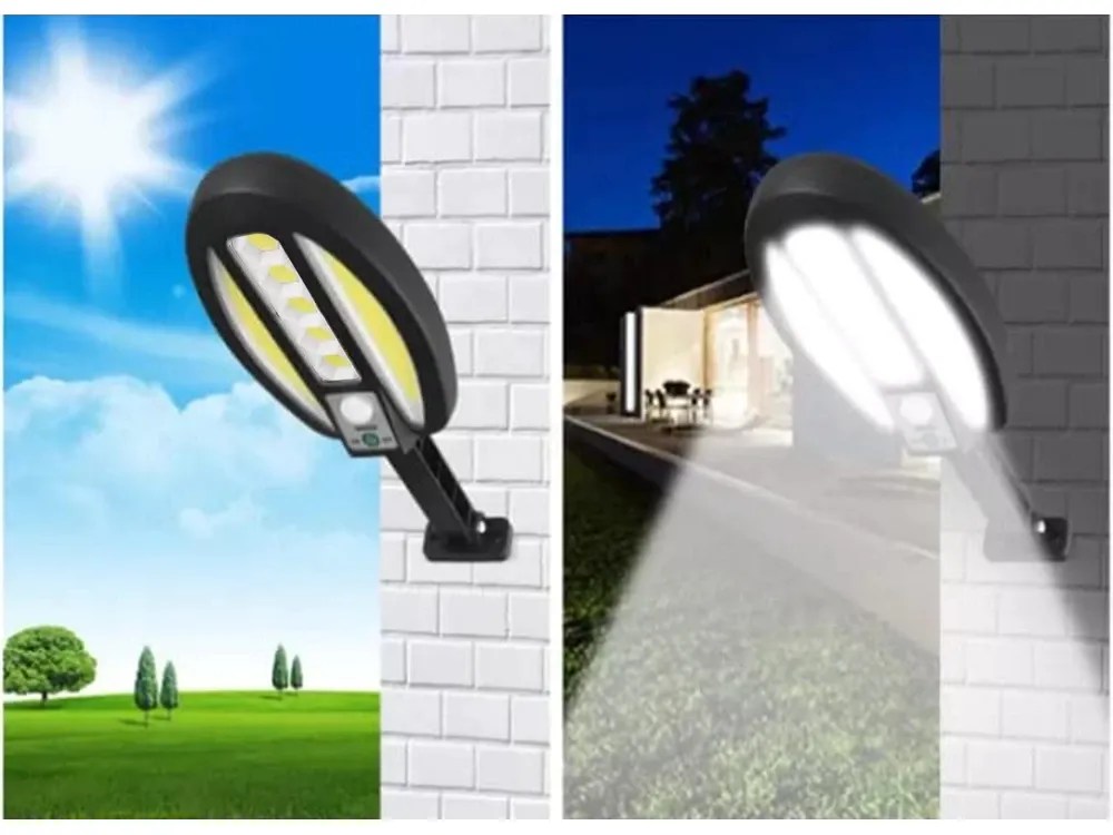 Ηλιακή λάμπα 95 LED με αισθητήρα κίνησης - Image 3