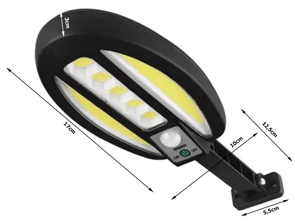 Ηλιακή λάμπα 95 LED με αισθητήρα κίνησης - Image 4