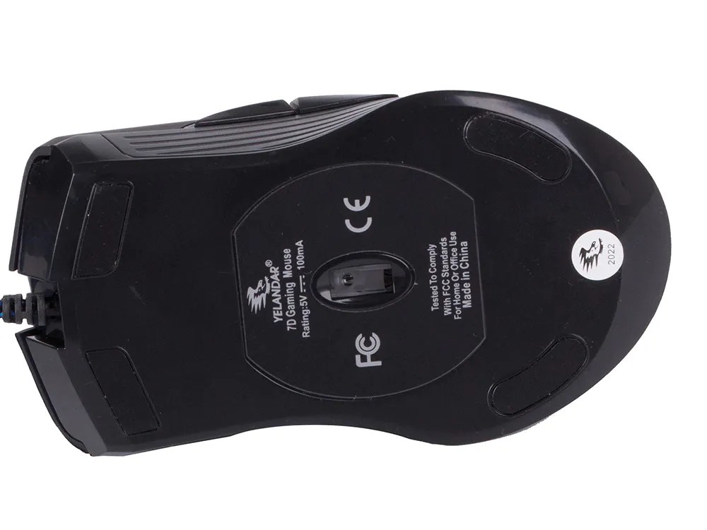 YELANDAR ΕΝΣΥΡΜΑΤΟ ΟΠΤΙΚΟ RGB GAMING MOUSE - Image 9