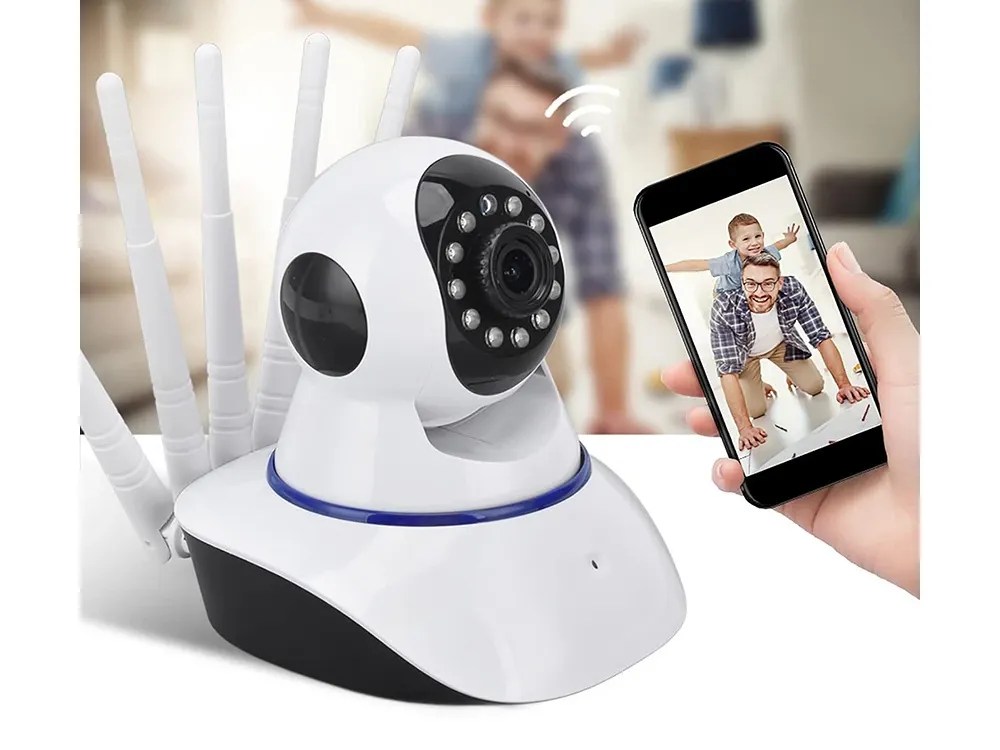 Έξυπνη Περιστρεφόμενη Κάμερα Wi-Fi  με Ανίχνευση Κίνησης & Ήχο - Image 3