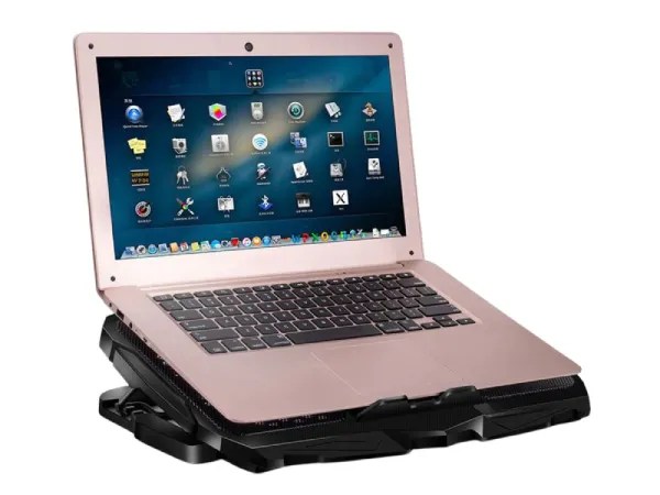 Βάση Ψύξης Laptop με LED & 4 Ανεμιστήρες –  10" έως 17" - Image 4