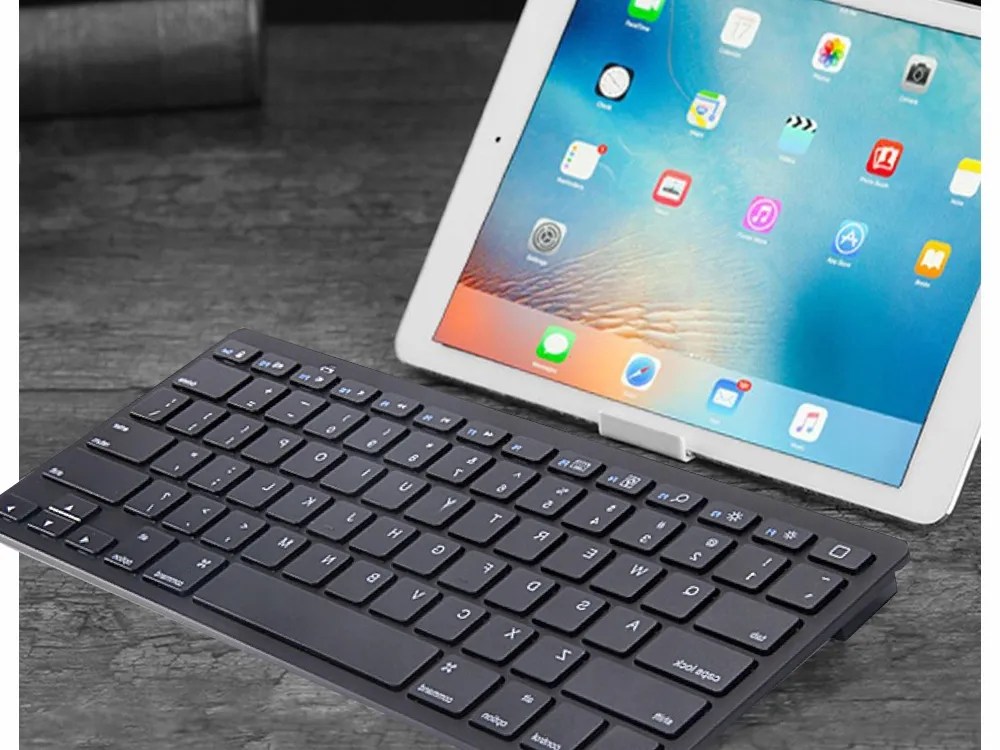 Ασύρματο πληκτρολόγιο bluetooth για υπολογιστή ipad mac-en - Image 5
