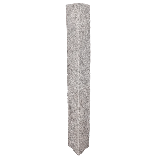 Granite Mailbox Post 6″x6″x7′ (4 Rock Sides) NH Grey TScape, Inc