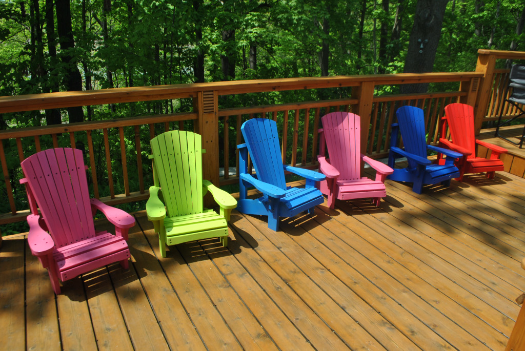 Made from full 1″ thick western red cedar, stainless steel . TSD Custom Woodworking | Chairs