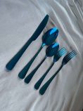 Elyon Tableware Reflective Blue Flatware Set