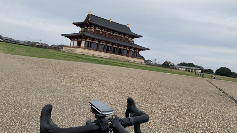 20231104京奈和自転車道_帰りの平城京